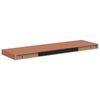 vidaXL Wall Shelf 2 pcs Red 90 x 23.5 x 4 cm Engineered Wood