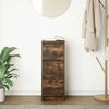 vidaXL Sideboard Smoked Oak 29.5x34x76 cm Engineered Wood