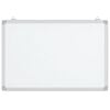 vidaXL Magnetic Whiteboard 80x60x1.7 cm Aluminium