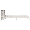 vidaXL Bookcase Bed without Mattress White 90x200 cm Solid Wood Pine