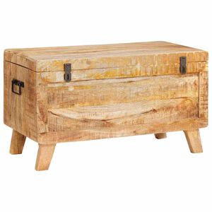 vidaXL Storage Box with Storage 70 x 35 x 40 cm Solid mango wood