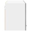 vidaXL Hanging Cabinet with Door Grey Sonoma and White 80 x 31 x 40 cm
