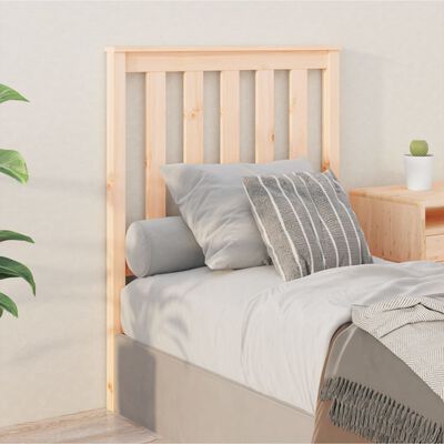 vidaXL Bed Headboard 81x6x101 cm Solid Wood Pine