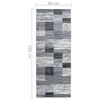 vidaXL Runner Rug BCF Grey 80x250 cm