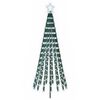 vidaXL LED Christmas Tree EKENAS 180 cm 255 LEDs Cold White Steel