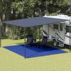 vidaXL Tent Carpet 400x500 cm Blue HDPE