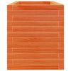 vidaXL Garden Planter Wax Brown 90x40x45.5 cm Solid Wood Pine