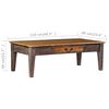 vidaXL Coffee Table Solid Wood Vintage 118x60x40 cm