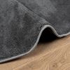 vidaXL Rug OVIEDO Short Pile Anthracite &Oslash; 240 cm