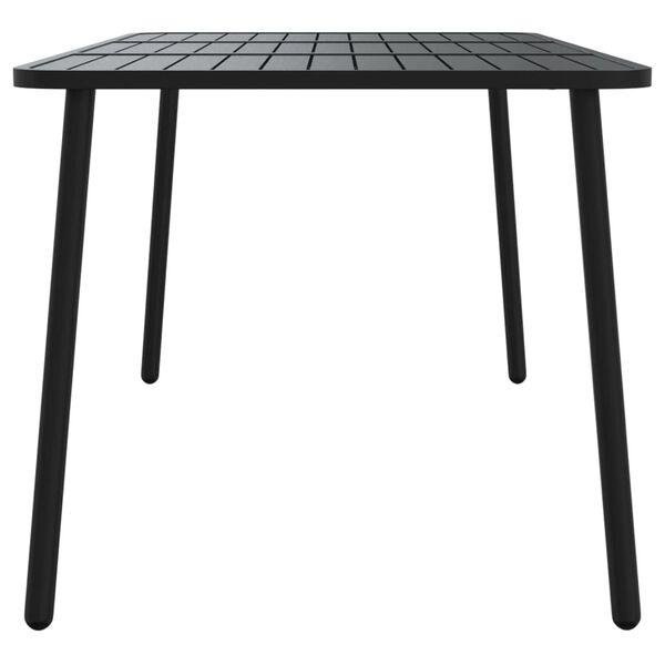 vidaXL Garden Table Anthracite 165x80x71 cm Steel