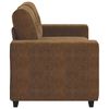 vidaXL Loveseat Sofa with Cushion Brown Faux leather