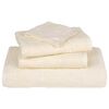 vidaXL Towels "FROGN" 4 pcs Cream 100x200 cm 360 gsm