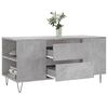 vidaXL Coffee Table Concrete Grey 102x44.5x50 cm Engineered Wood