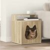 vidaXL Cat House Sonoma 42.5 x 40 x 53.5 cm Engineered Wood