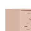 vidaXL Bedside Cabinets 2 pcs Pink 36x39x60.5 cm Steel