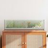 vidaXL Aquarium with Storage Transparent 80 x 20 x 20 cm Glass
