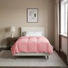 vidaXL Full Year Duvet Quilted Pink 140 x 200 cm Microfiber