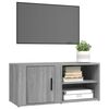 vidaXL TV Cabinet Grey Sonoma 80x31,5x36 cm Engineered Wood