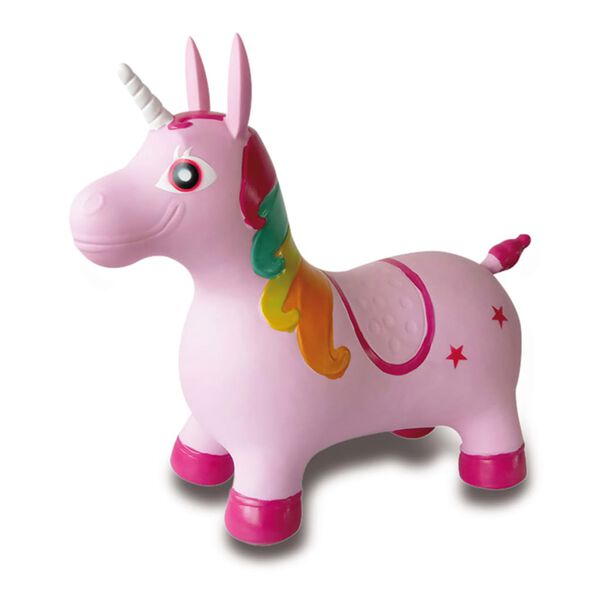 JAMARA Bouncing Animal Unicorn with Pump Pink