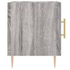 vidaXL Bedside Cabinet Grey Sonoma 40x40x50 cm Engineered Wood
