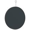 vidaXL Hanging Mirror with Hook Black 40 cm