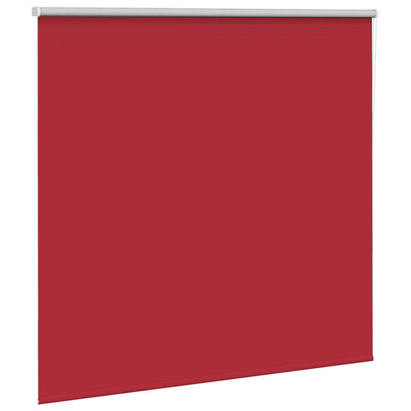 vidaXL Roller Blind Blackout Red 160x130 cm Fabric Width 156.6 cm Polyester