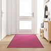 vidaXL Doormat Other Pink and Black 120 x 400 cm Polyamide and PVC
