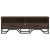 vidaXL TV Cabinet Brown Oak 122x34x41 cm Engineered Wood