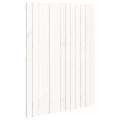 vidaXL Wall Headboard White 82.5x3x110 cm Solid Wood Pine