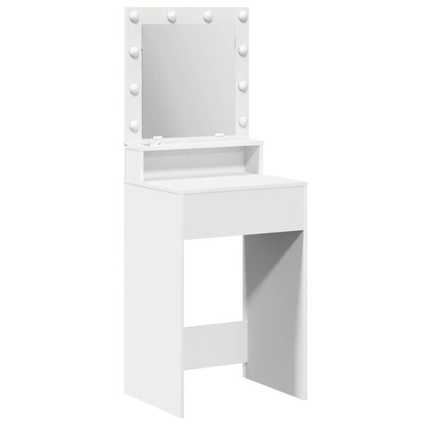 vidaXL Dressing Table White 50 x 41 x 135 cm Engineered Wood