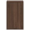 vidaXL Bathroom Cabinet Wall-mounted Brown Oak 39 x 23.5 x 65 cm