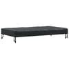 vidaXL Table Cover Plain Black 142 x 82 x 15 cm Fabric