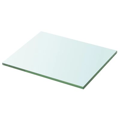 vidaXL Shelves 2 pcs Panel Glass Clear 20x20 cm