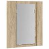 vidaXL LED Bathroom Mirror Cabinet Sonoma Oak 40x12x45 cm Acrylic