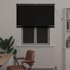 vidaXL Venetian Blind Black 150 x 110 cm PVC