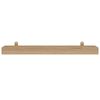 vidaXL Wall Shelves 2 pcs 90x15x4 cm Solid Wood Teak