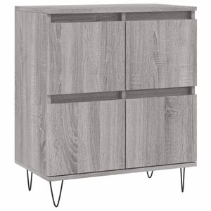 vidaXL Sideboard Grey Sonoma 60x35x70 cm Engineered Wood