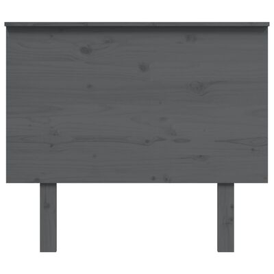 vidaXL Bed Headboard Grey 94x6x82.5 cm Solid Wood Pine