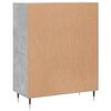vidaXL Sideboard Concrete Grey 69.5x34x90 cm Engineered Wood