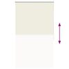 vidaXL Roller Blind Blackout 120 x 175 cm off White