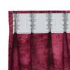vidaXL Velvet Curtains 2 pcs Wine red 225 x 140 cm Velvet