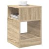 vidaXL End Table 2 pcs Sonoma Oak 30.5 x 30 x 45 cm Engineered Wood