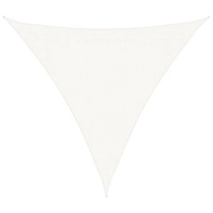 vidaXL Sunshade Sail HDPE Triangular 3.6x3.6x3.6 m White
