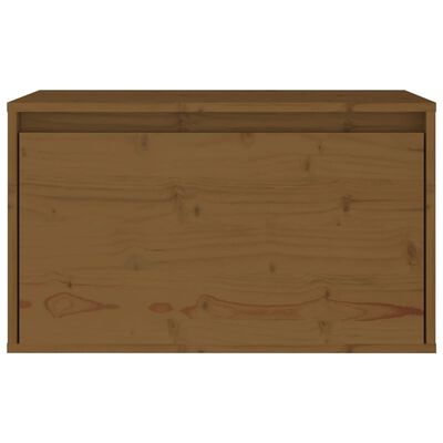 vidaXL Wall Cabinet Honey Brown 60x30x35 cm Solid Pinewood