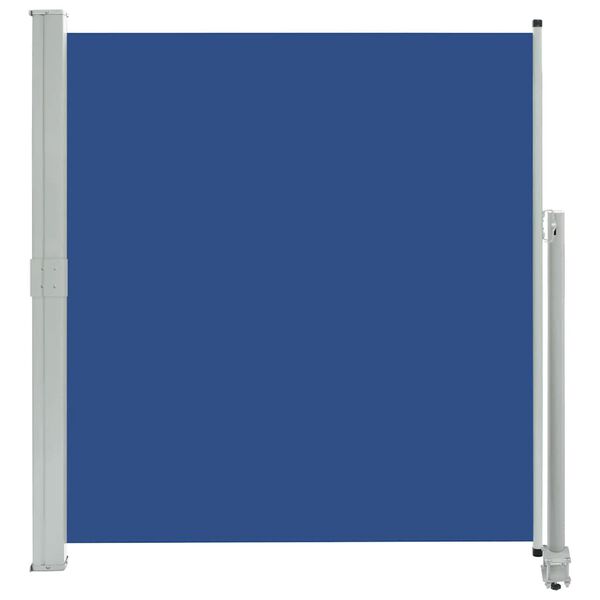 vidaXL Patio Retractable Side Awning 140 x 300 cm Blue