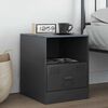 vidaXL Bedside Cabinet Anthracite 34.5x39x44 cm Steel