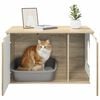 vidaXL Cat House Sonoma 85 x 55 x 50.5 cm Engineered Wood