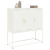 vidaXL Highboard White 100.5x39x107 cm Steel