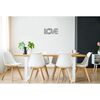 Homemania Wall Decoration Words Love 50x20 cm Steel Black