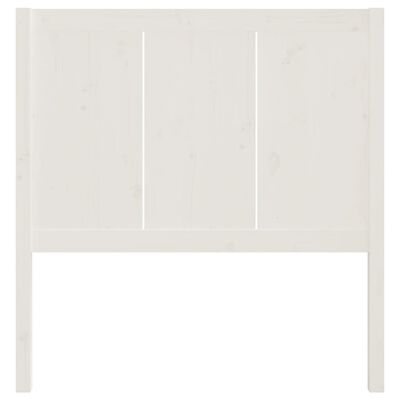 vidaXL Bed Headboard White 95.5x4x100 cm Solid Pine Wood